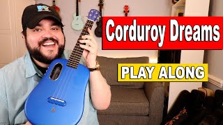 CORDUROY DREAMS  Rex Orange County Ukulele Cover amp Play Along [upl. by Kinghorn372]