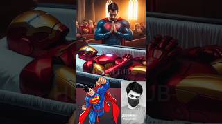 Superheroes Crying ironman death 😭💥  Avengers vs DC  All Superheroes shorts marvel avengers [upl. by Yrrok]