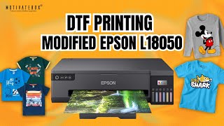 Transform your designs into vibrant prints with DTF on our converted epson L18050 printer 🎨 [upl. by Conroy]