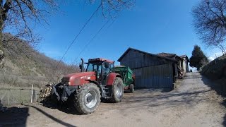 Transport de copos 2017  Case IH CS 120 et Deguillaume 9T [upl. by Camden181]