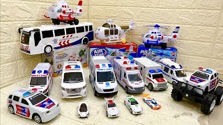 Mobil Mobilan Ambulance Police Car Toys amp Helicopter Toys Mobil Ambulance Baru [upl. by Ramsa586]