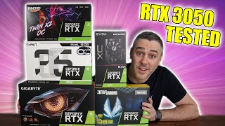 NVIDIA GeForce RTX 3050 Review  Good But NOT Great 5 Cards TESTED [upl. by Valerie]