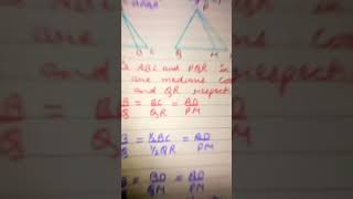 trianglesclass10cbsemaths chapter 6 Ex 63 q12exercise 63 class 10 maths class 10 boardexam2025 [upl. by Nyrhtakyram62]