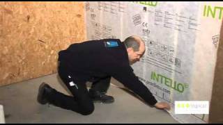 Sealing pro clima INTELLO PLUS to Floormov [upl. by Itsur]