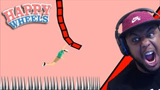 WORLDS HARDEST ROPE SWING  Happy Wheels 14 [upl. by Angrist]