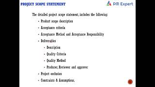 Project scope Management Scope StatementWBS live online class Recording [upl. by Adnilev878]