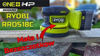 Szlifierka Mimośrodowa HP Ryobi RROS18C Bezszczotkowa  TEST [upl. by Eldora]