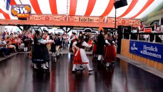 6 Gautrachtenfest auf dem Volksfest Schweinfurt [upl. by Hairahcez]