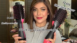 One step Hair Dryer and Styler vs Revlon one step hair dryer Brush review and comparison [upl. by Bussey340]