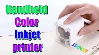 Top 4 Best Handheld Color Inkjet printer Review 2024 [upl. by Kcyred]