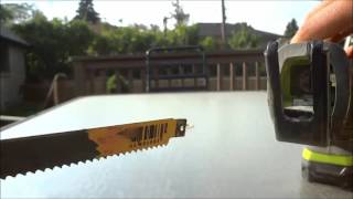 How To Change The Blade On A Ryobi Cordless Reciprocating Saw [upl. by Ladew]