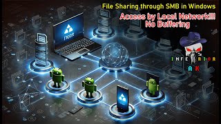 Share files between computers and Android Windows 10  InferiorAK [upl. by Araj]