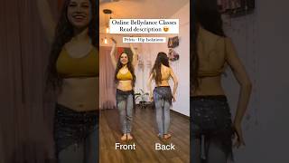 How to Bellydance Hip Isolations✨ Learn Online 🔥bellydance viral trending shorts [upl. by Eboh]