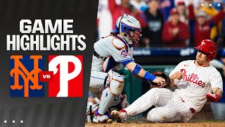 Mets vs Phillies Game Highlights 51524  MLB Highlights [upl. by Ause]