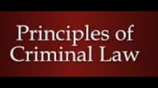 PRINCIPLES OF CRIMINAL LAW CRIM1MODULE 4 FINAL PERIOD [upl. by Claudio399]