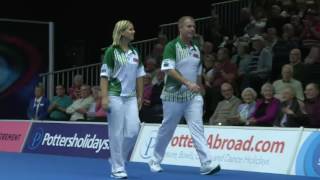 World Indoor Bowls Championship 2017 January 20th Afternoon Session [upl. by Darrel841]