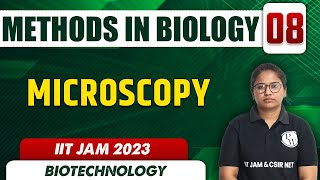 Microscopy  Methods in Biology 08  Biotechnology  IIT JAM 2023 [upl. by Nylakcaj466]