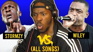 AMERICAN REACTS TO STORMZY VS WILEY DISS TRACKS UK RAP ALL SONGS WARNING DISRESPECTFUL [upl. by Niran484]