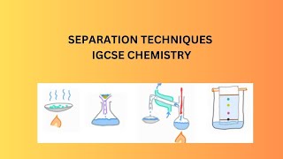 IGCSE Chemistry  Filtration evaporation Crystallization Distillation Chromatography [upl. by Rehttam822]