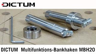 DICTUM MultifunktionsBankhaken MBH20  die Ergänzung für den MFT PRO [upl. by Darius]