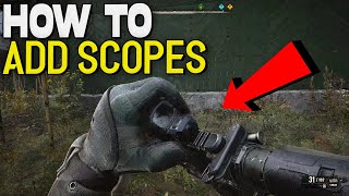 How to Attach Sights amp Scopes To Weapons Guide  Stalker 2 [upl. by Arriet]