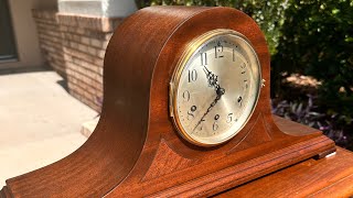 Seth Thomas 91 Westminster Chime Mantel Clock [upl. by Eeclehc819]