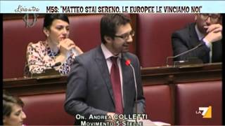 Colletti M5S Matteo stai sereno le europee le vinciamo noi [upl. by Itnava]