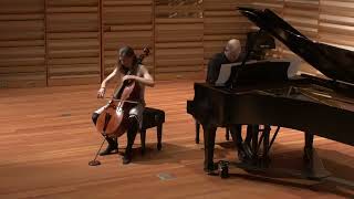 Natasha Farny cello and Eliran Avni piano play Henriëtte Bosmans Sonata for Cello and Piano [upl. by Htaek]