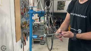 Turning a multispeed bicycle into a singlespeed one  basics explained [upl. by Yssim534]