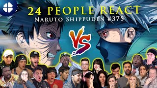 Kakashi Vs Obito MEGA REACTION MASHUP 🇯🇵 Naruto Shippuden 375 🔥👊 [upl. by Utham]