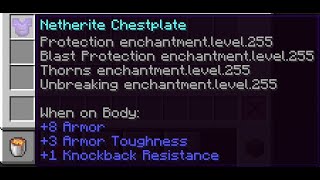 How to get Max enchants on armor in Minecraft [upl. by Anawt94]