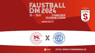 HIGHLIGHTS Faustball DM 2024  Halbfinale 1 TSV Calw  Ahlhorner SV [upl. by Nerissa]