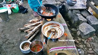 Tourist Hogenakkal Meen Kulambu Big Rohu Fresh Fish Gravy Recipe amp Fish Fry and Rasam Part 2 [upl. by Eimat]