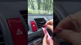 Cómo hacer porta celular de emergencia para tu auto con cinta de satín Manualidades geniales [upl. by Tilney822]