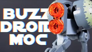 Playmations LEGO Buzz Droid MOC and Build Tutorial [upl. by Abigael121]