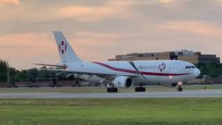 AeroUnion Airbus A300600F Takeoff at KMIA XAUYR [upl. by Nikos]