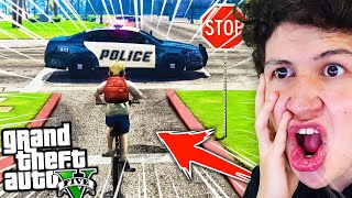 Jugando GTA 5 como NIÑO sin ROMPER las LEYES Grand Theft Auto V  GTA V Mods [upl. by Olotrab]