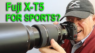 Fuji XT5  A SPORTS PHOTOGRAPHY CAMERA [upl. by Andrews]