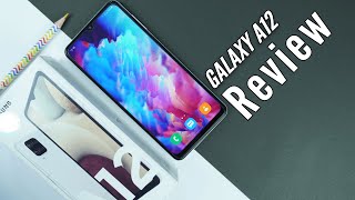 Samsung Galaxy A12 Review  12 Days Later [upl. by Yrekaz]