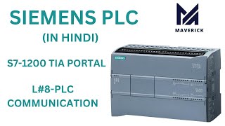 L8 COMMUNICATION of S71200 PLC using TIA PORTAL siemens   S71200 TIA PORTAL [upl. by Hsitirb398]