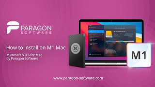 Paragon NTFS for Mac M1 Installation Guide [upl. by Nesnaj397]