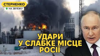 Україна виносить НПЗ росії щоб створити кризу Цирк на виборах путіна [upl. by Eerehc]