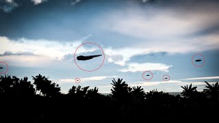 Spotted A fleet of unidentified flying craft caught on video in Costa Rica today [upl. by Asiruam]