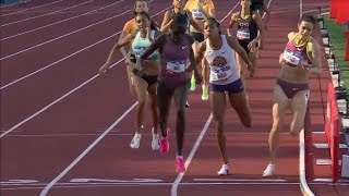 Athing Mu  800m Semi USA Olympic trials 2024 [upl. by Fellner30]