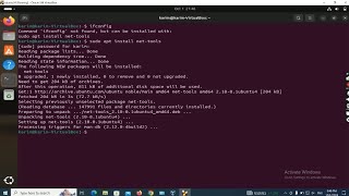 ifconfig troubleshooting in Ubuntu [upl. by Nwahs651]