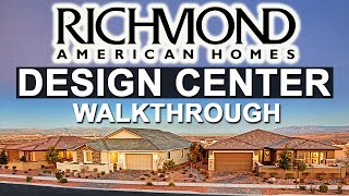 Design Center Tour  Upgrade Options Everything You Need to Know  Richmond American Homes Las Vegas [upl. by Alesig]