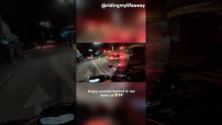 Angry drivers are everywhere🤣 bike motorcycle bikelife mt07 roadrage funny [upl. by Annaerdna877]