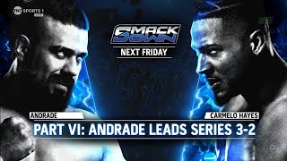 Andrade vs Carmelo Hayes 12 SmackDown Sep 27 2024 [upl. by Adriell]