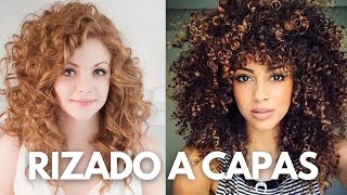 50 IDEAS DE CORTE DE PELO RIZADO A CAPAS  Las últimas tendencias en peinados rizados [upl. by Yelsnik]