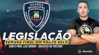 GUARDA MUNICIPAL PORTO BELOSC  SEMANA FINAL  LEGISLAÇÃO [upl. by Anawyt]